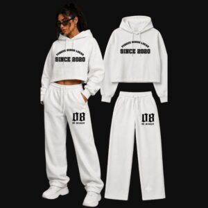 3 Moletom com capuz lokas nas cores branco