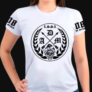 Baby look modelo Branco ADM Lokas